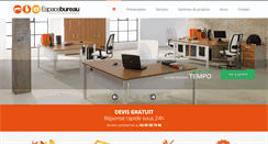Desktop Screenshot of espace-bureau.com